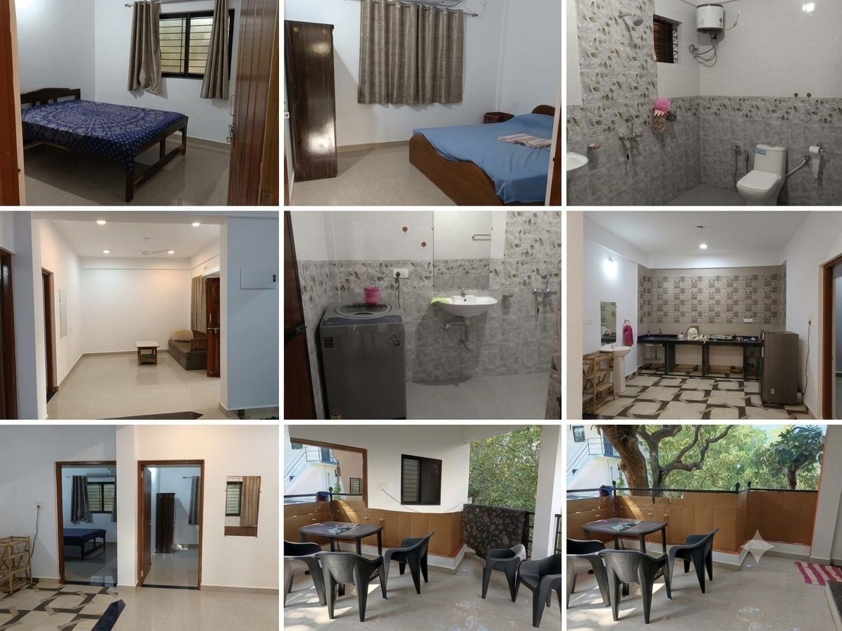 2 BHK, Морджим — аренда в Гоа