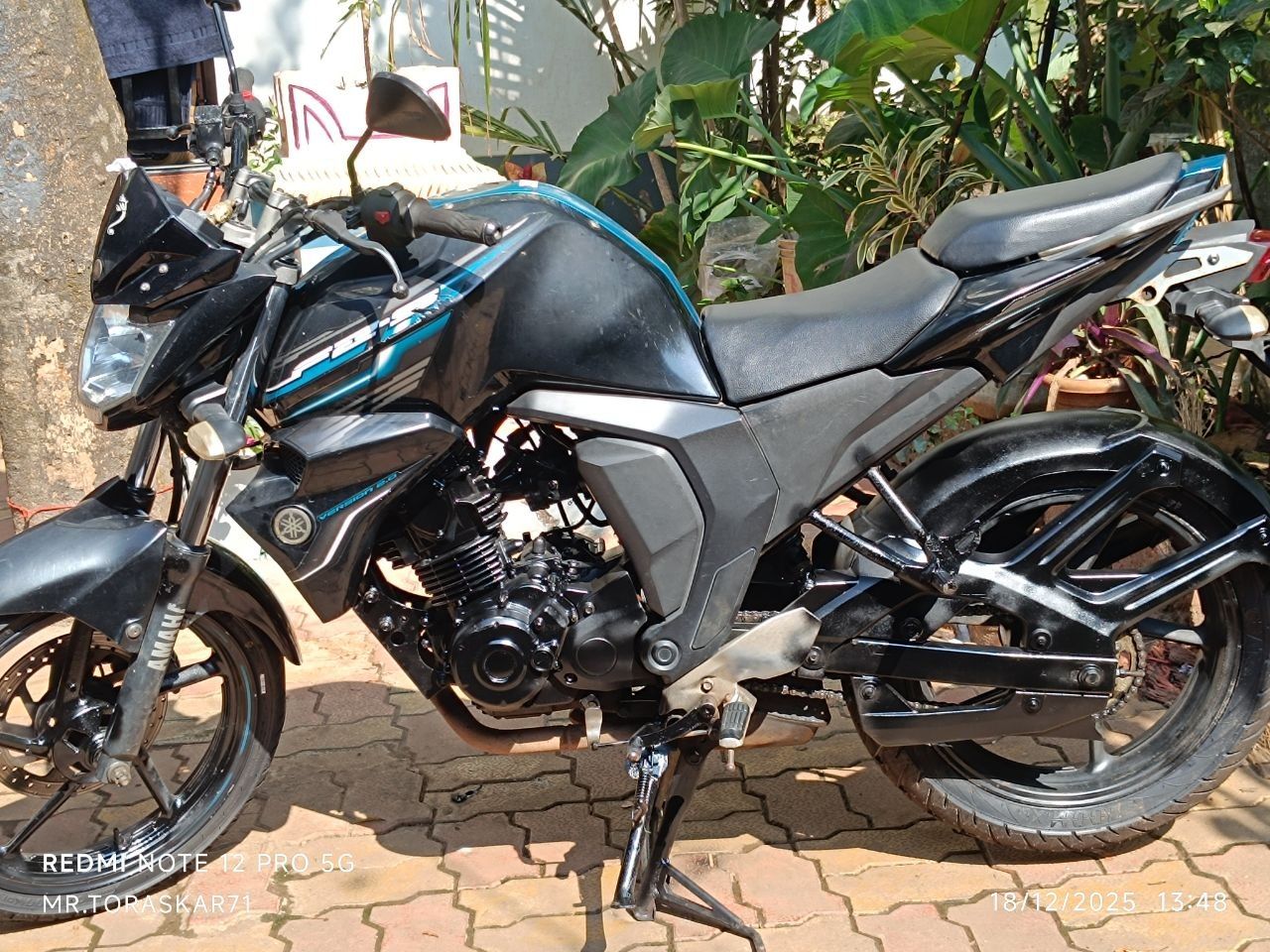 Yamaha FZ S в Гоа