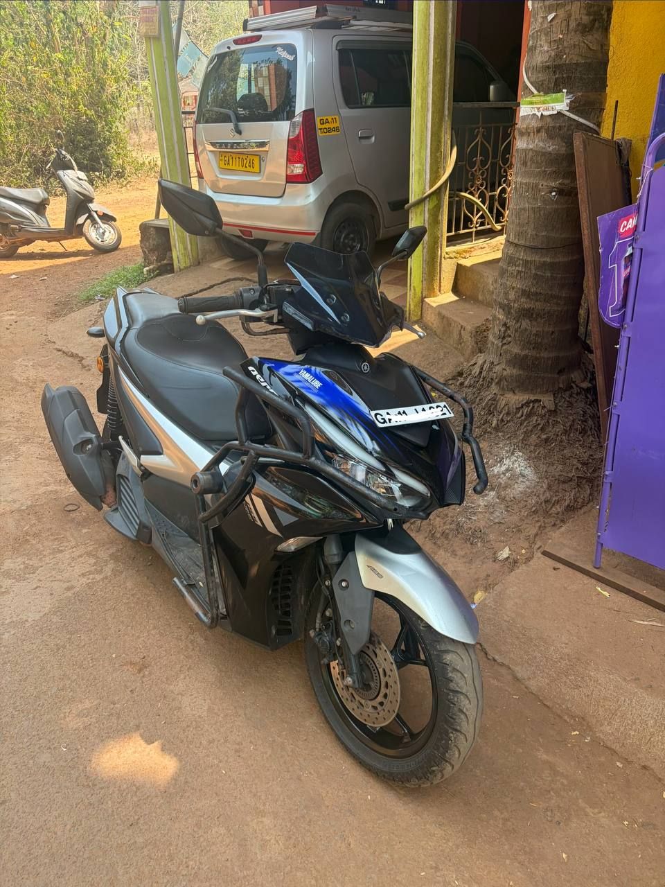 Yamaha Aerox 155 в Гоа